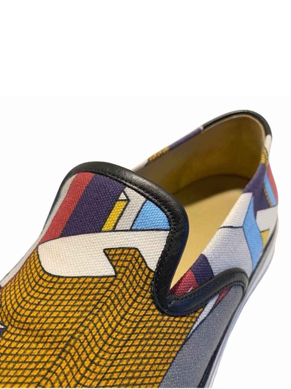 Hermès Men's Canvas Slip-on Shoes / EU 41/ US 8 - Picture 15 of 16